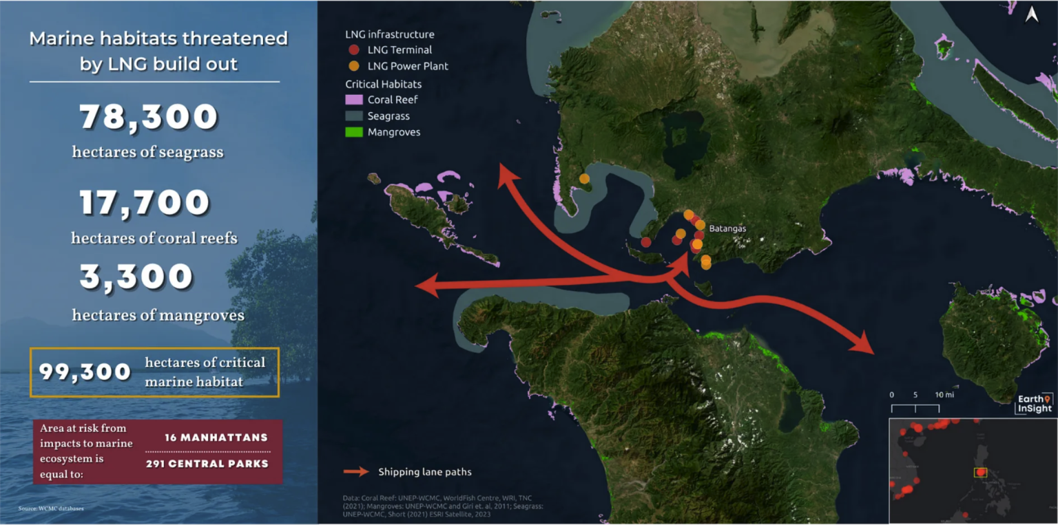 Marine Habitat Threat Map - Coral Triangle by Earth Insight